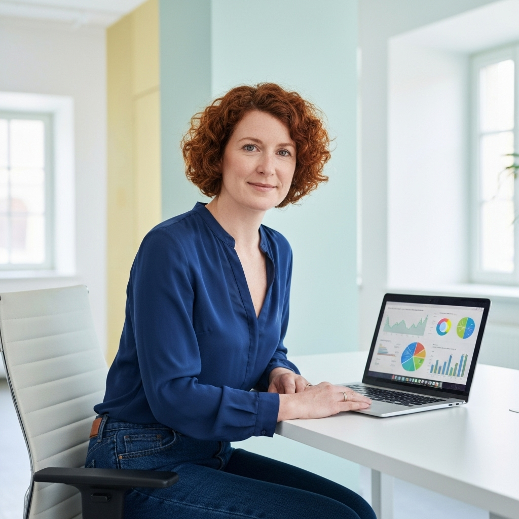 Farm advisor working with technology and data